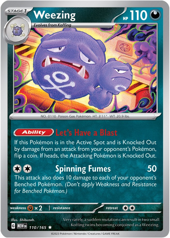 Weezing (110/165) [Scarlet & Violet: 151] | Galaxy Games LLC