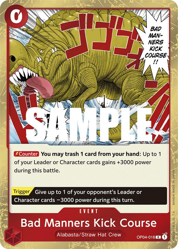 Bad Manners Kick Course [Kingdoms of Intrigue] | Galaxy Games LLC
