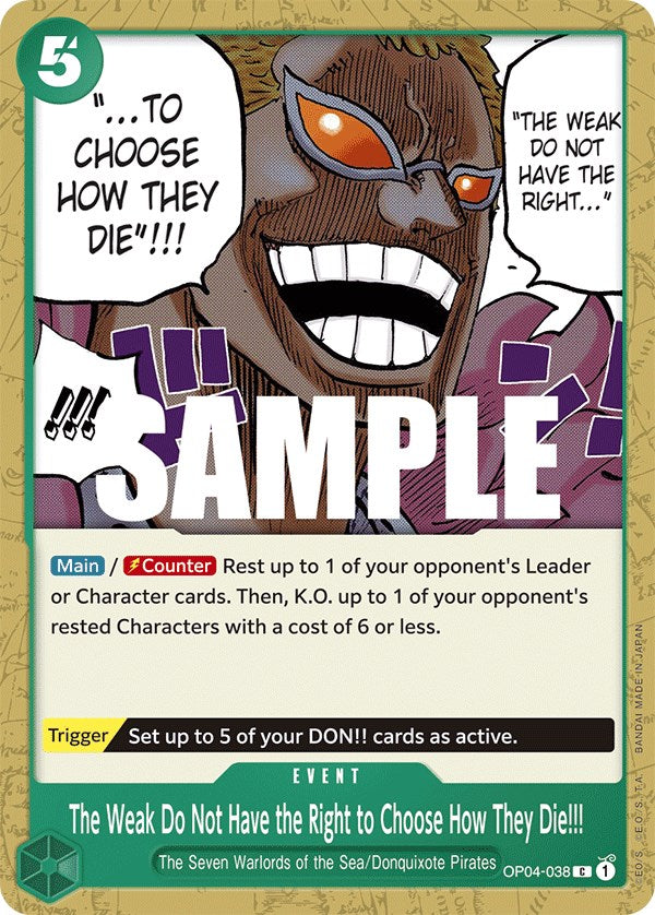 The Weak Do Not Have the Right to Choose How They Die!!! [Kingdoms of Intrigue] | Galaxy Games LLC