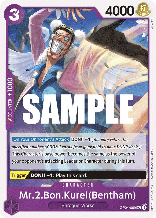 Mr.2.Bon.Kurei(Bentham) [Kingdoms of Intrigue] | Galaxy Games LLC