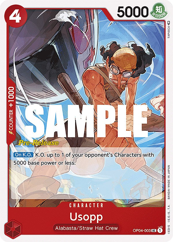 Usopp [Kingdoms of Intrigue Pre-Release Cards] | Galaxy Games LLC