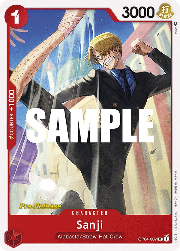 Sanji [Kingdoms of Intrigue Pre-Release Cards] | Galaxy Games LLC