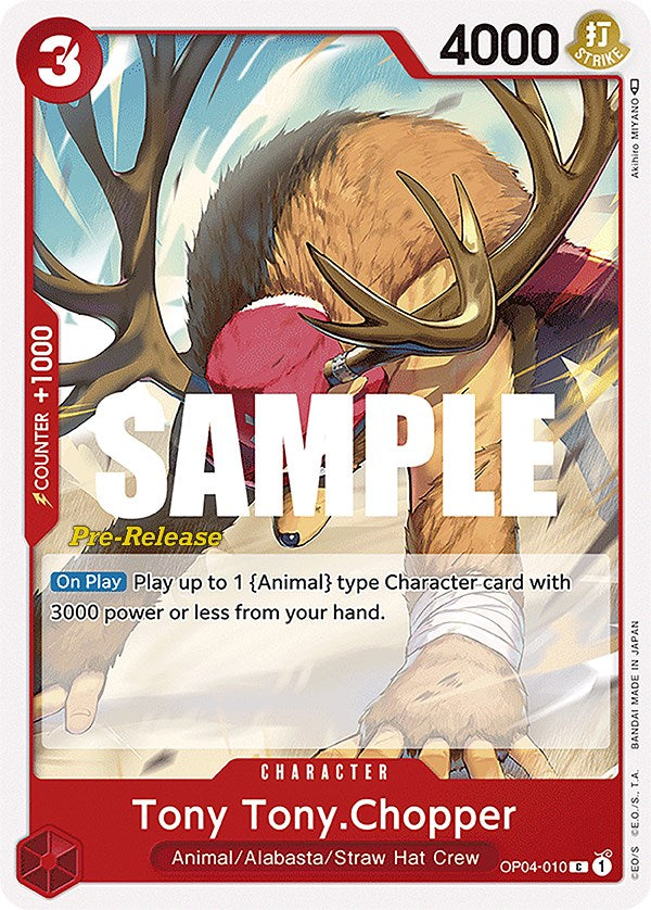 Tony Tony.Chopper [Kingdoms of Intrigue Pre-Release Cards] | Galaxy Games LLC