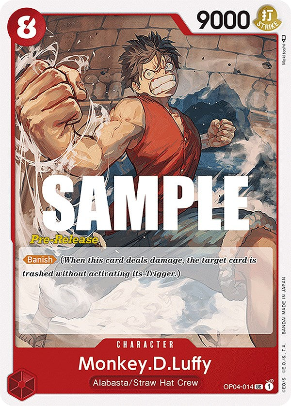 Monkey.D.Luffy [Kingdoms of Intrigue Pre-Release Cards] | Galaxy Games LLC