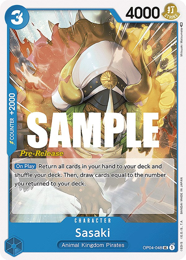 Sasaki [Kingdoms of Intrigue Pre-Release Cards] | Galaxy Games LLC