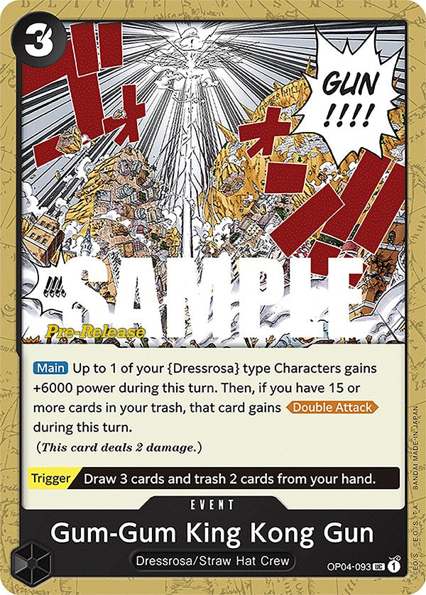 Gum-Gum King Kong Gun [Kingdoms of Intrigue Pre-Release Cards] | Galaxy Games LLC