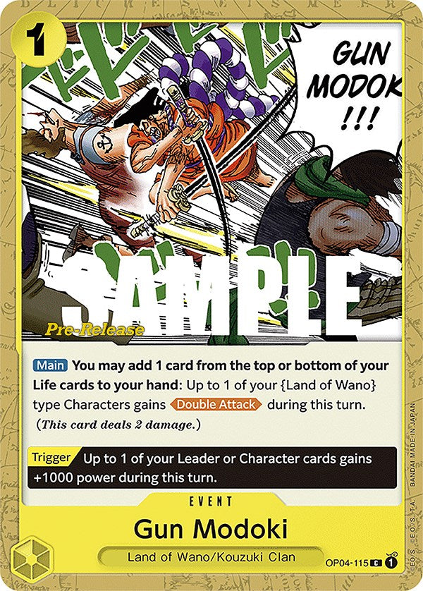 Gun Modoki [Kingdoms of Intrigue Pre-Release Cards] | Galaxy Games LLC