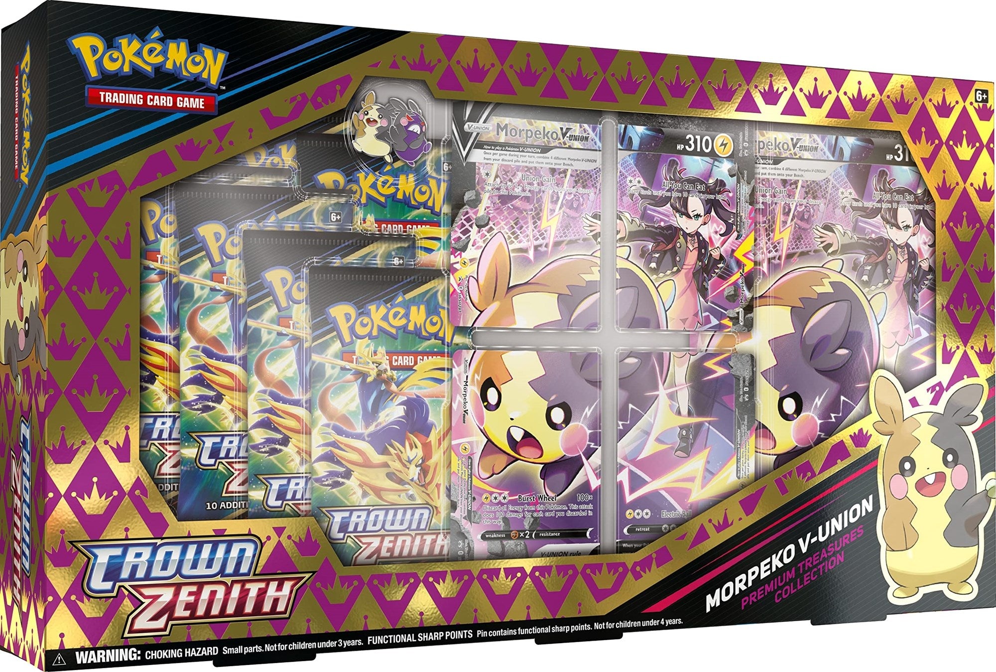 Morpeko V-UNION Premium Treasures Collection | Galaxy Games LLC