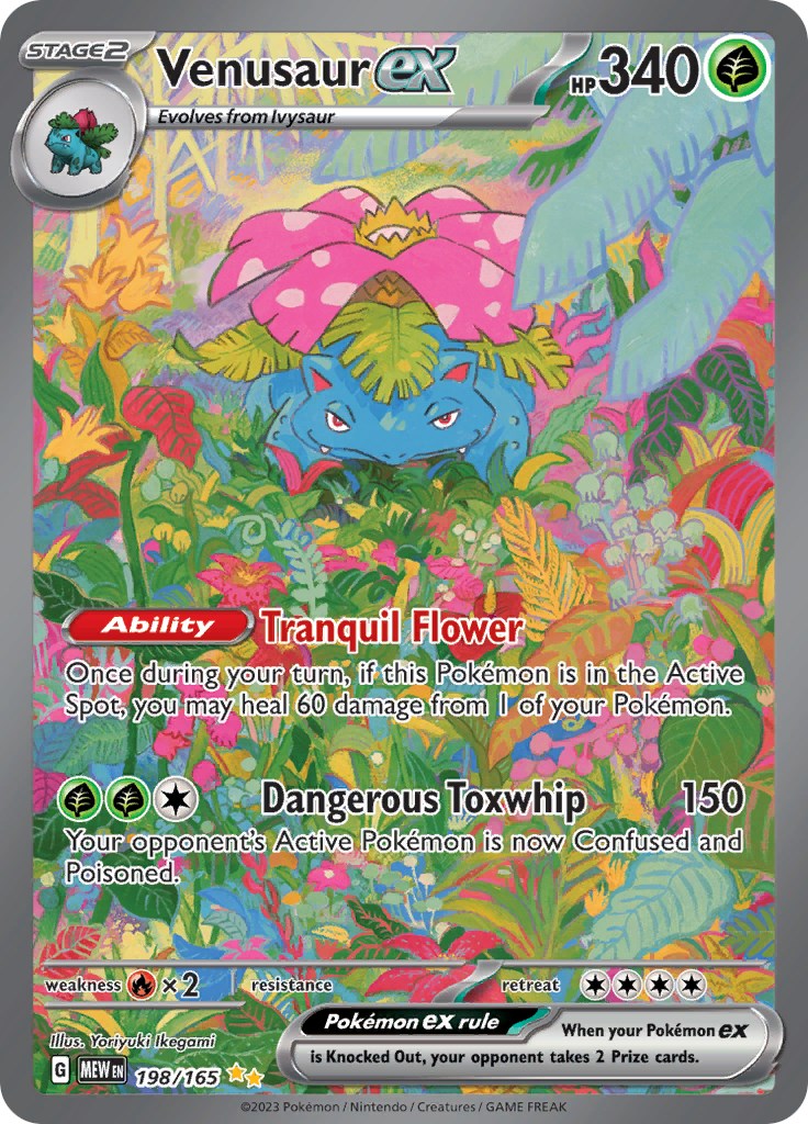 Venusaur ex (198/165) [Scarlet & Violet 151] | Galaxy Games LLC