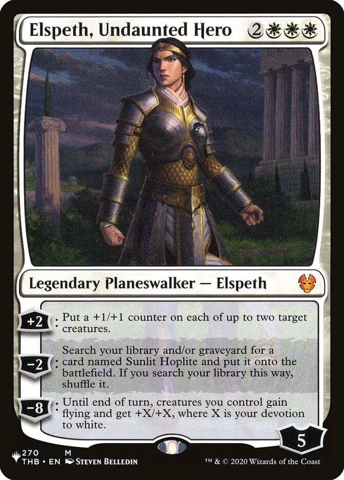 Elspeth, Undaunted Hero [The List] | Galaxy Games LLC