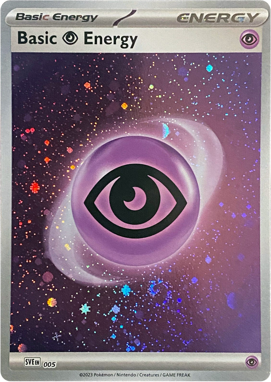 Basic Psychic Energy (005) (Cosmos Holo) [Scarlet & Violet: Base Set] | Galaxy Games LLC