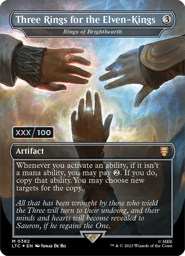 Three Rings for the Elven-Kings - Rings of Brighthearth (Serialized) [The Lord of the Rings: Tales of Middle-Earth Commander] | Galaxy Games LLC