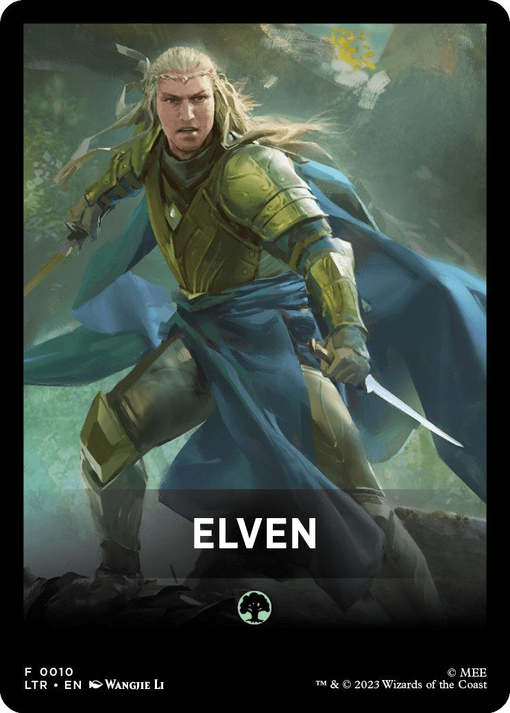 Elven Theme Card [The Lord of the Rings: Tales of Middle-Earth] | Galaxy Games LLC