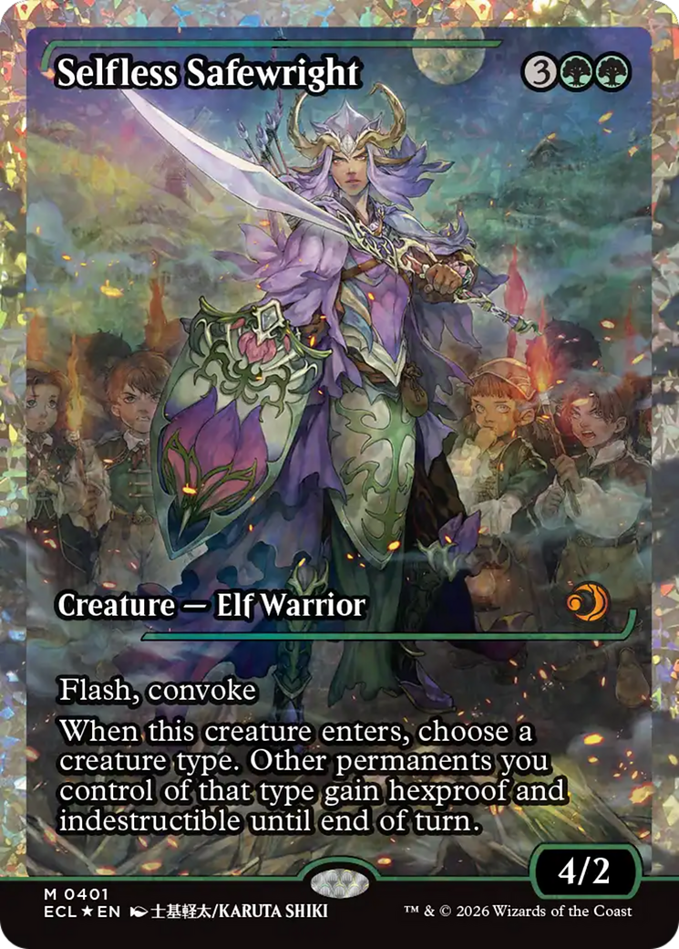 Selfless Safewright (Showcase) (Fracture Foil) [Lorwyn Eclipsed] | Galaxy Games LLC