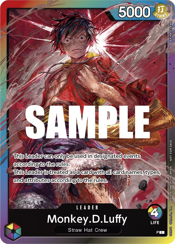 Monkey.D.Luffy (Leader Pack) (Sealed Battle 2023 Vol. 1) [One Piece Promotion Cards] | Galaxy Games LLC