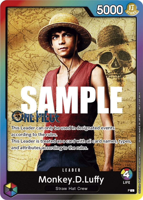 Monkey.D.Luffy (Leader Pack - Live Action) (Sealed Battle 2023 Vol. 1) [One Piece Promotion Cards] | Galaxy Games LLC