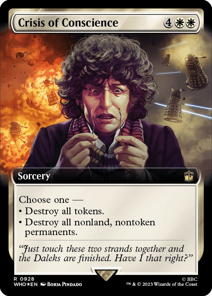 Crisis of Conscience (Extended Art) (Surge Foil) [Doctor Who] | Galaxy Games LLC