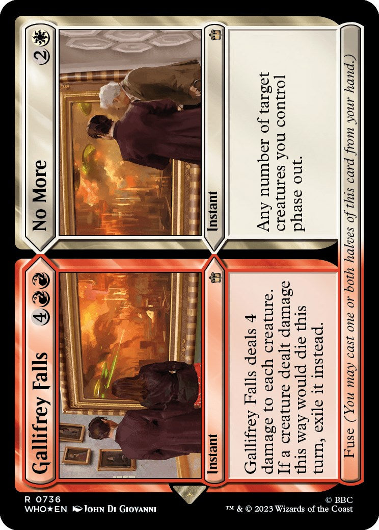Gallifrey Falls // No More (Surge Foil) [Doctor Who] | Galaxy Games LLC