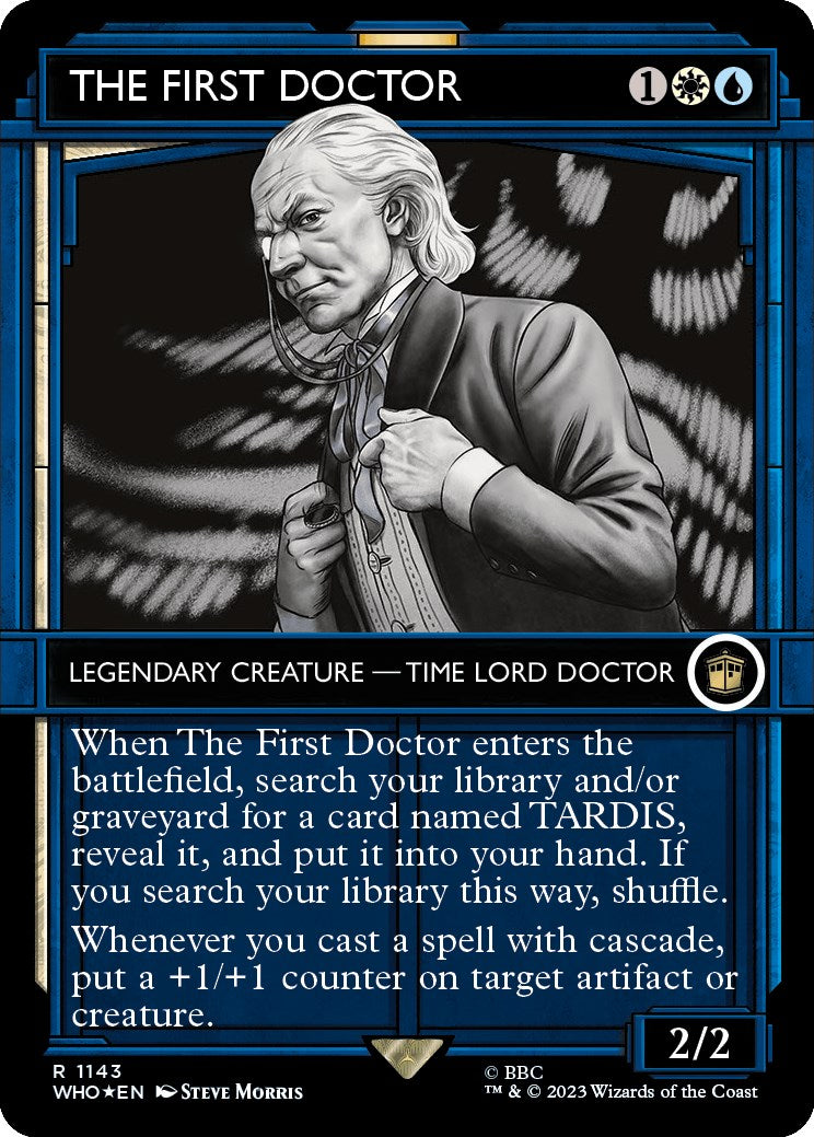 The First Doctor (Showcase) (Surge Foil) [Doctor Who] | Galaxy Games LLC