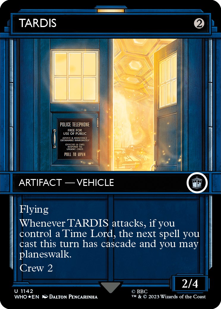 TARDIS (Showcase) (Surge Foil) [Doctor Who] | Galaxy Games LLC