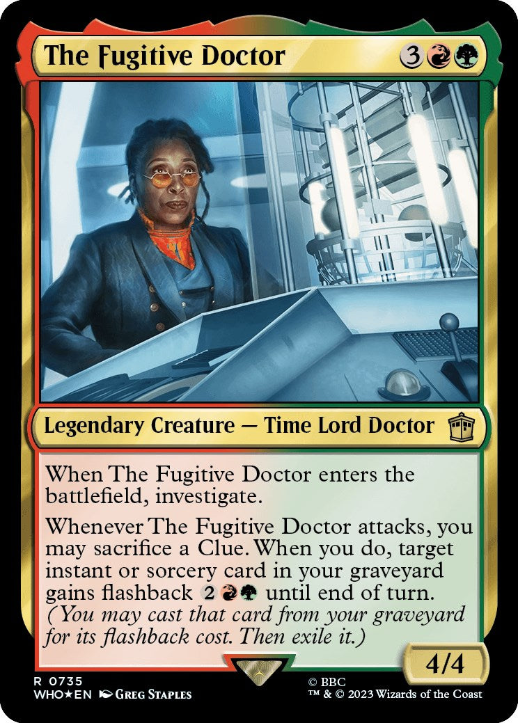 The Fugitive Doctor (Surge Foil) [Doctor Who] | Galaxy Games LLC