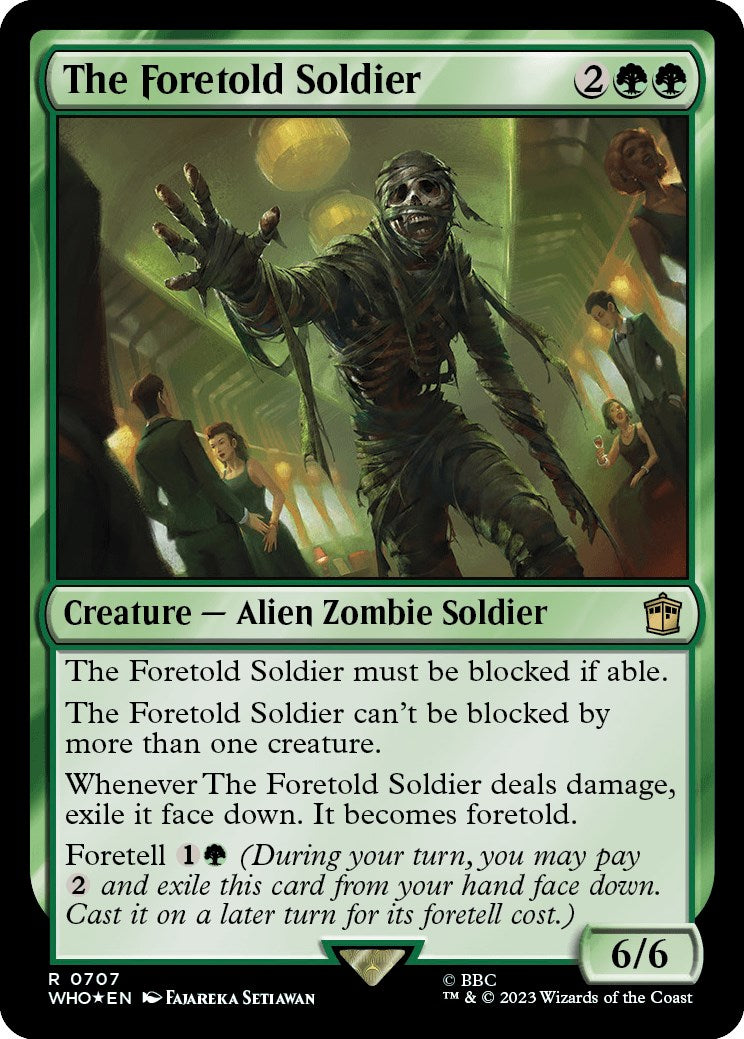 The Foretold Soldier (Surge Foil) [Doctor Who] | Galaxy Games LLC