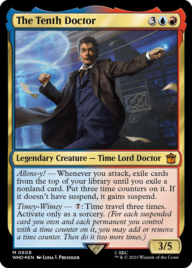 The Tenth Doctor (Surge Foil) [Doctor Who] | Galaxy Games LLC