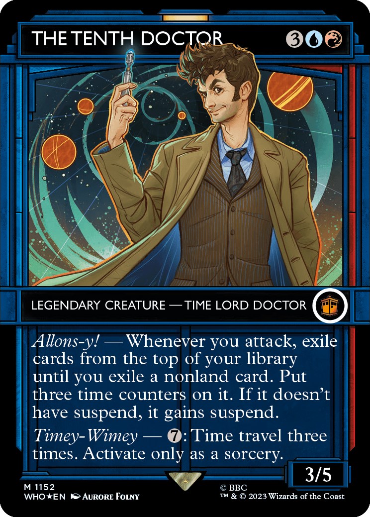 The Tenth Doctor (Showcase) (Surge Foil) [Doctor Who] | Galaxy Games LLC