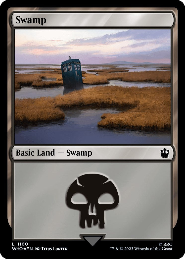 Swamp (1160) (Surge Foil) [Doctor Who] | Galaxy Games LLC