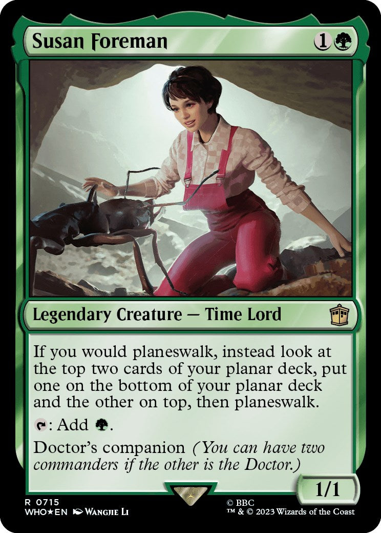 Susan Foreman (Surge Foil) [Doctor Who] | Galaxy Games LLC