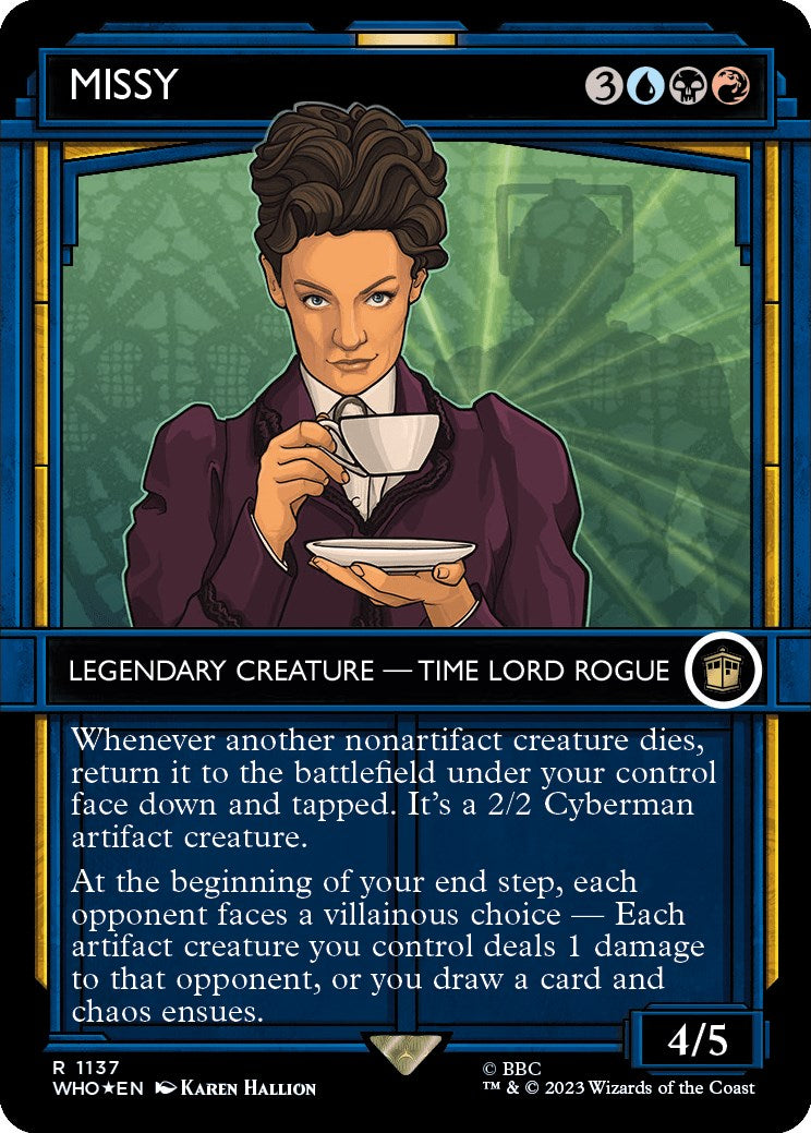 Missy (Showcase) (Surge Foil) [Doctor Who] | Galaxy Games LLC