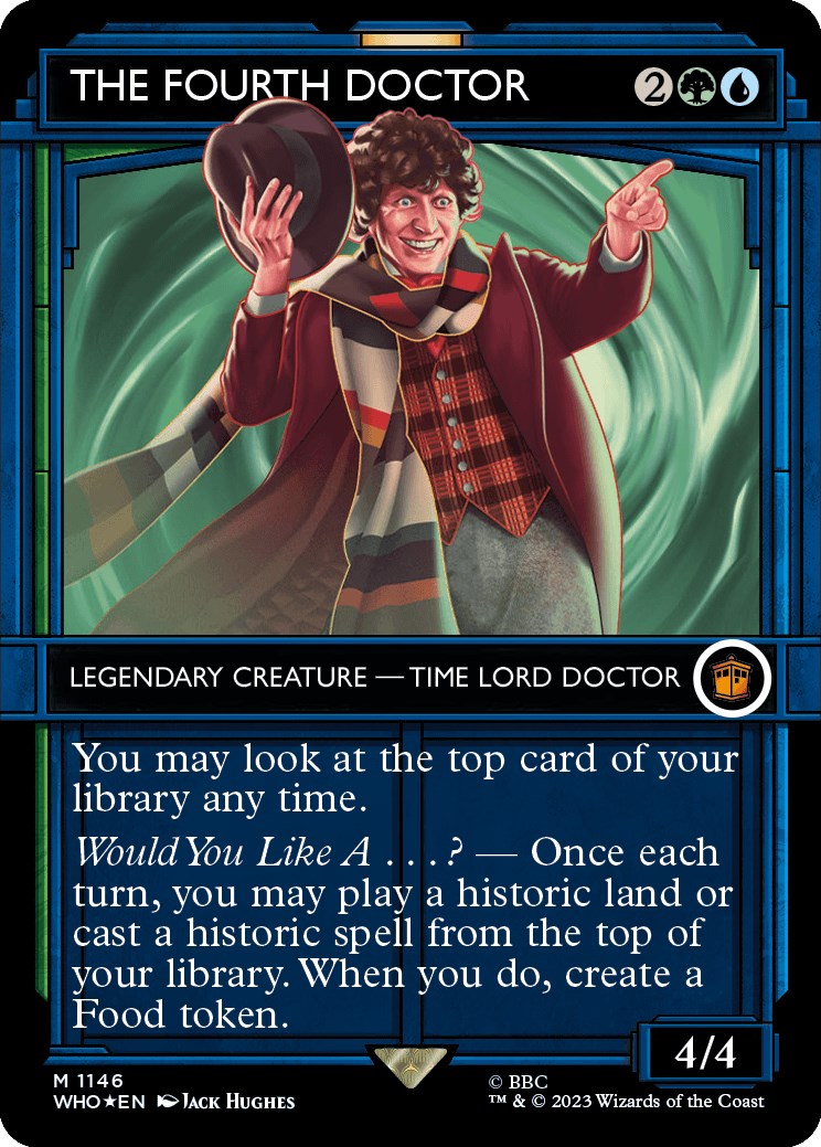 The Fourth Doctor (Showcase) (Surge Foil) [Doctor Who] | Galaxy Games LLC