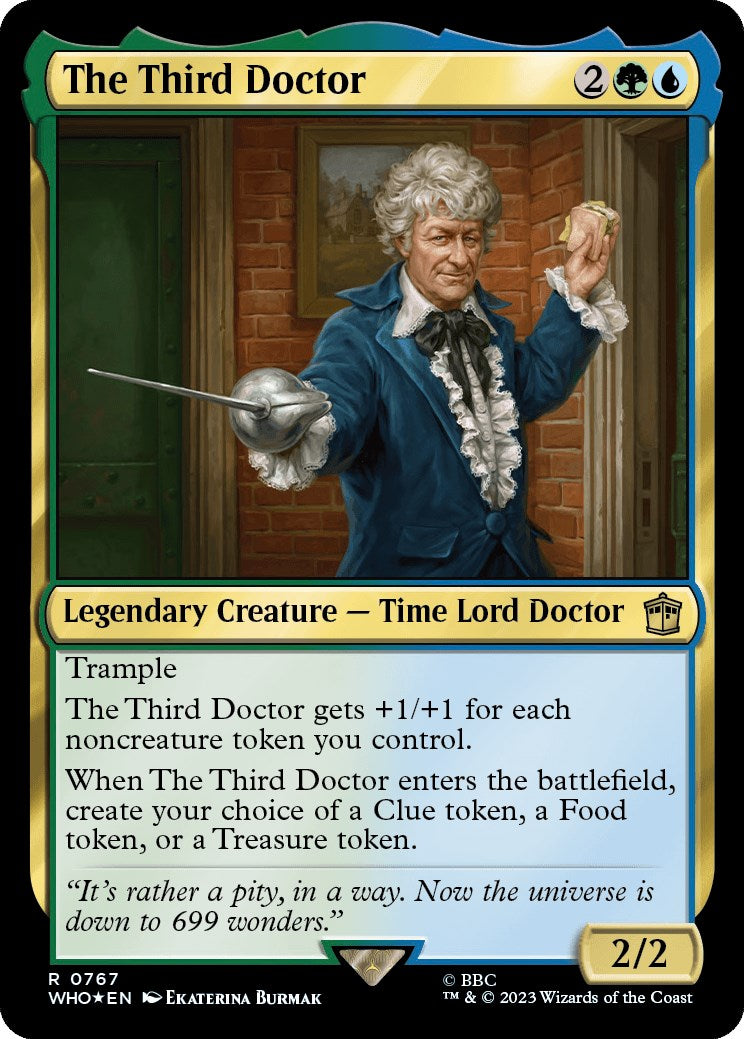 The Third Doctor (Surge Foil) [Doctor Who] | Galaxy Games LLC