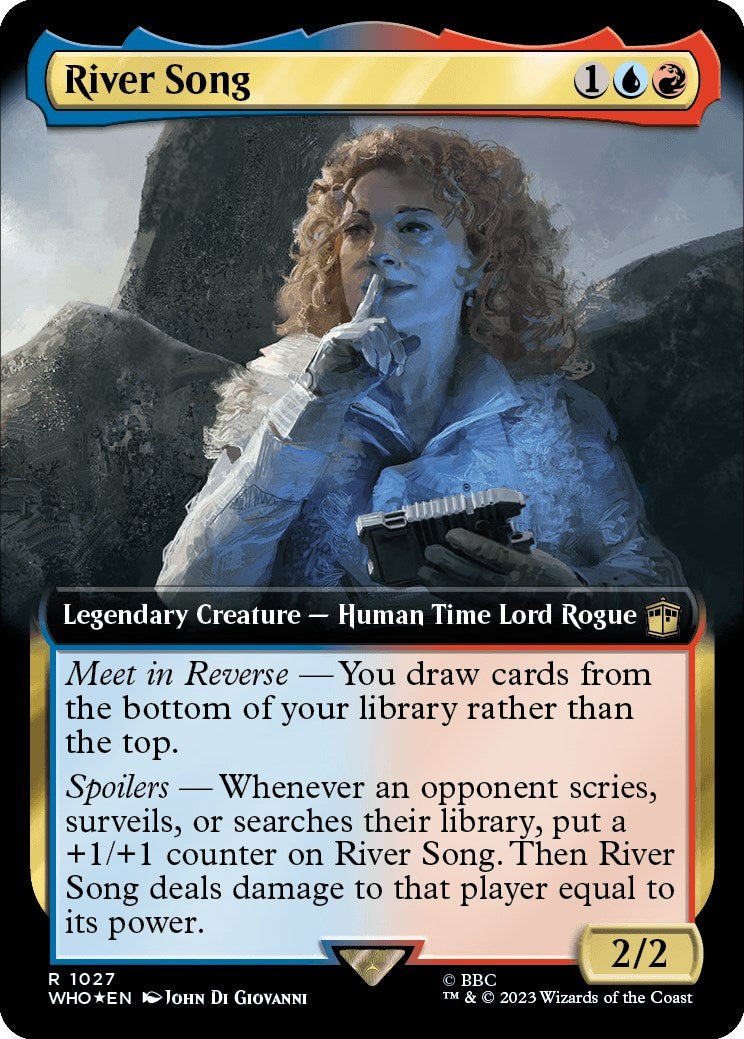 River Song (Extended Art) (Surge Foil) [Doctor Who] | Galaxy Games LLC