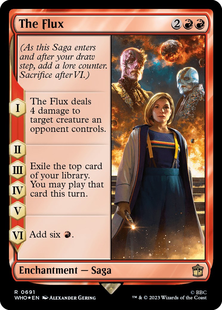 The Flux (Surge Foil) [Doctor Who] | Galaxy Games LLC