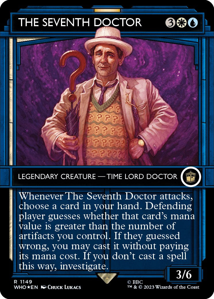 The Seventh Doctor (Showcase) (Surge Foil) [Doctor Who] | Galaxy Games LLC