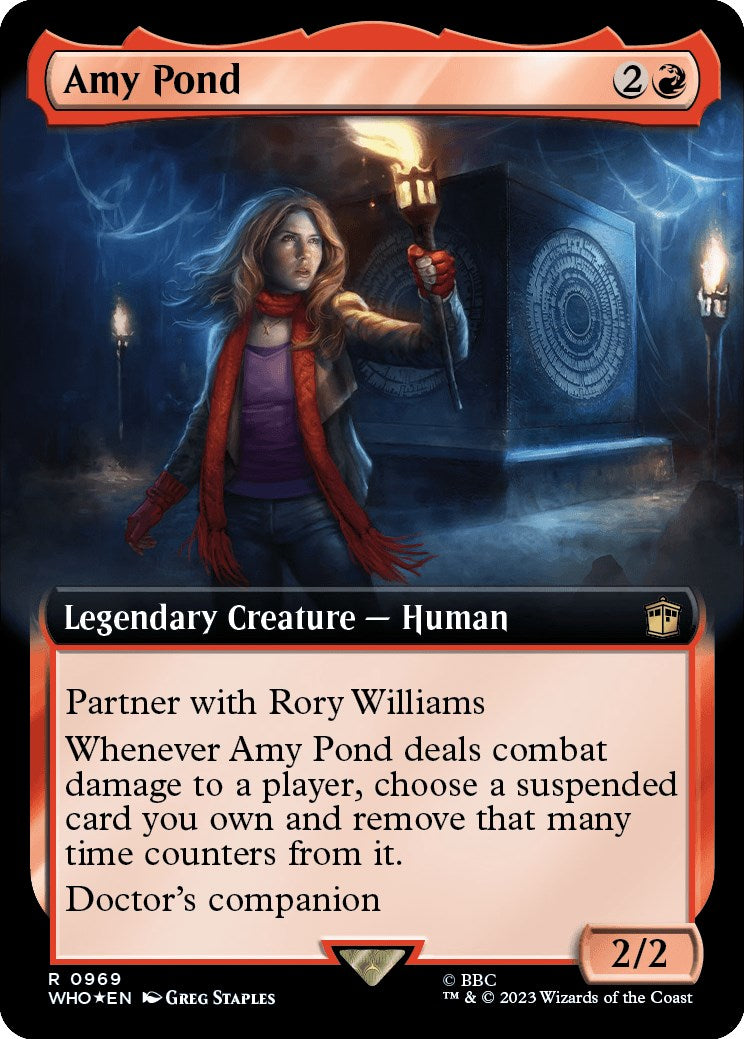 Amy Pond (Extended Art) (Surge Foil) [Doctor Who] | Galaxy Games LLC