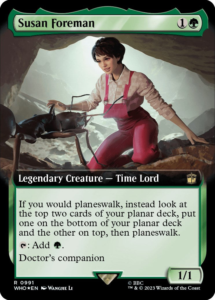 Susan Foreman (Extended Art) (Surge Foil) [Doctor Who] | Galaxy Games LLC