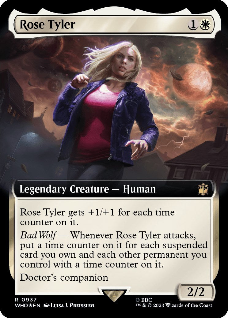 Rose Tyler (Extended Art) (Surge Foil) [Doctor Who] | Galaxy Games LLC