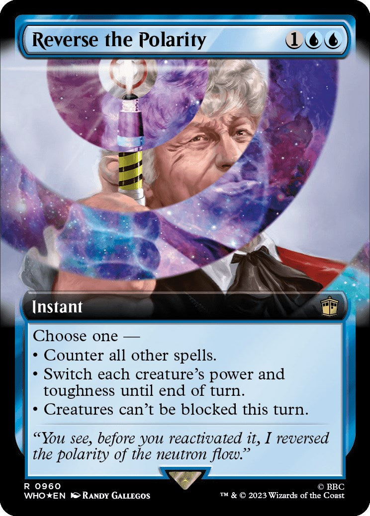 Reverse the Polarity (Extended Art) (Surge Foil) [Doctor Who] | Galaxy Games LLC