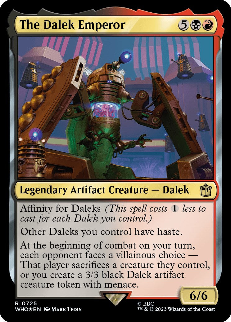 The Dalek Emperor (Surge Foil) [Doctor Who] | Galaxy Games LLC