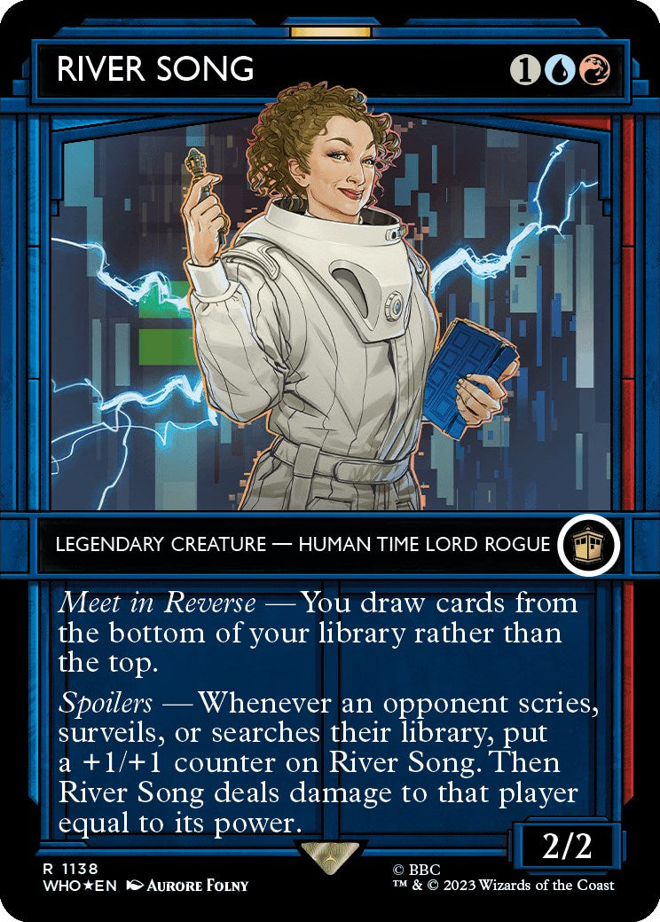 RIVER SONG (Showcase) (Surge Foil) [Doctor Who] | Galaxy Games LLC