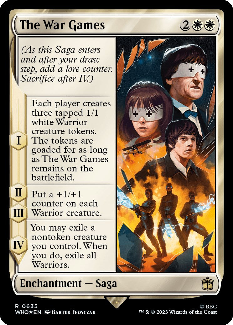 The War Games (Surge Foil) [Doctor Who] | Galaxy Games LLC