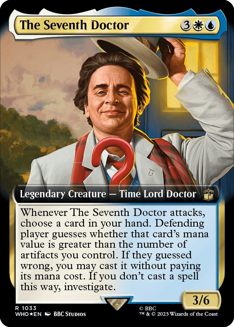 The Seventh Doctor (Extended Art) (Surge Foil) [Doctor Who] | Galaxy Games LLC