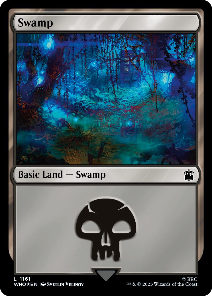 Swamp (1161) (Surge Foil) [Doctor Who] | Galaxy Games LLC