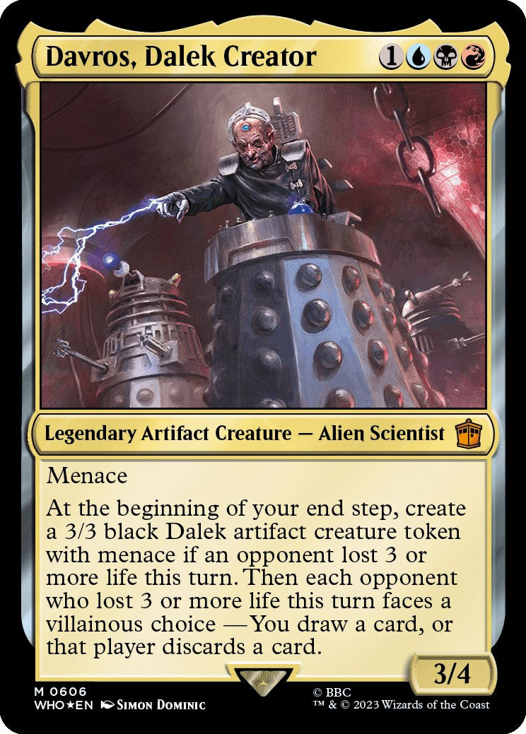 Davros, Dalek Creator (Surge Foil) [Doctor Who] | Galaxy Games LLC