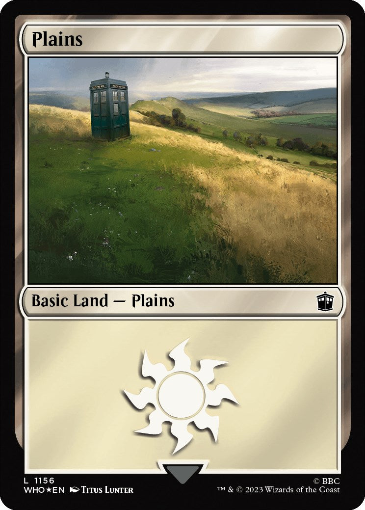 Plains (1156) (Surge Foil) [Doctor Who] | Galaxy Games LLC