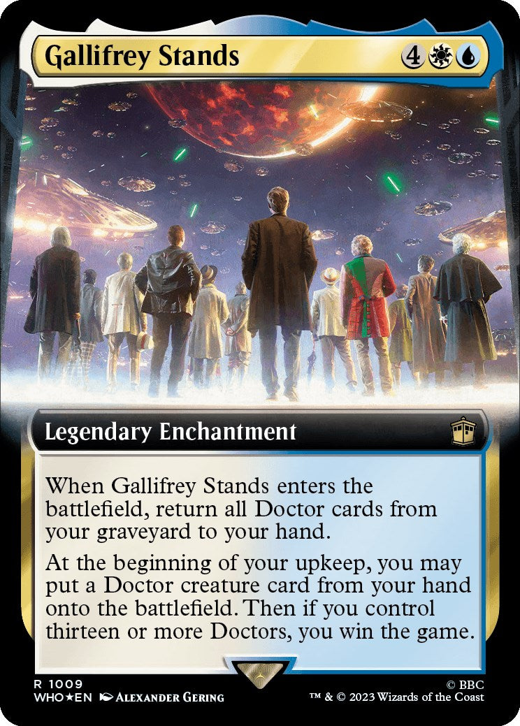 Gallifrey Stands (Extended Art) (Surge Foil) [Doctor Who] | Galaxy Games LLC