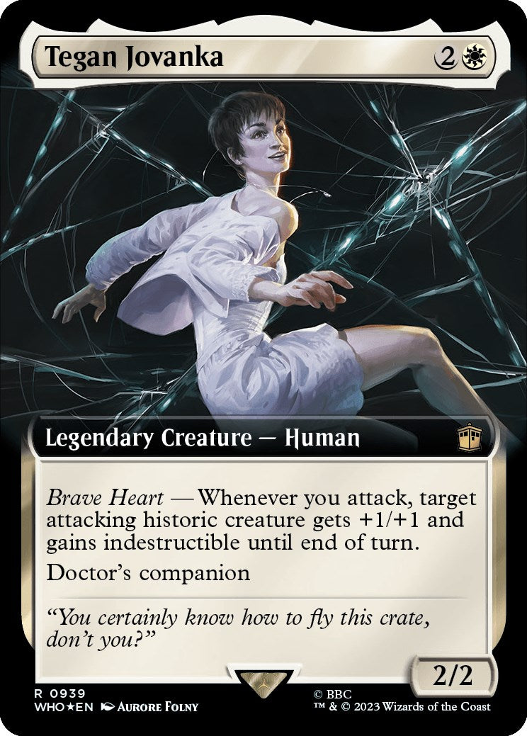 Tegan Jovanka (Extended Art) (Surge Foil) [Doctor Who] | Galaxy Games LLC