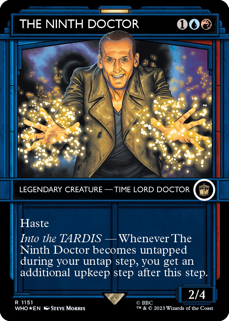 The Ninth Doctor (Showcase) (Surge Foil) [Doctor Who] | Galaxy Games LLC